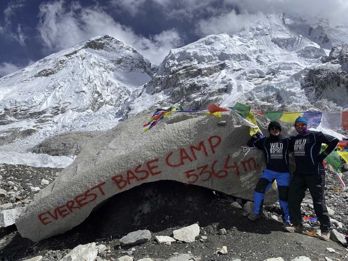 Everest Base Camp trek in the Himalayas