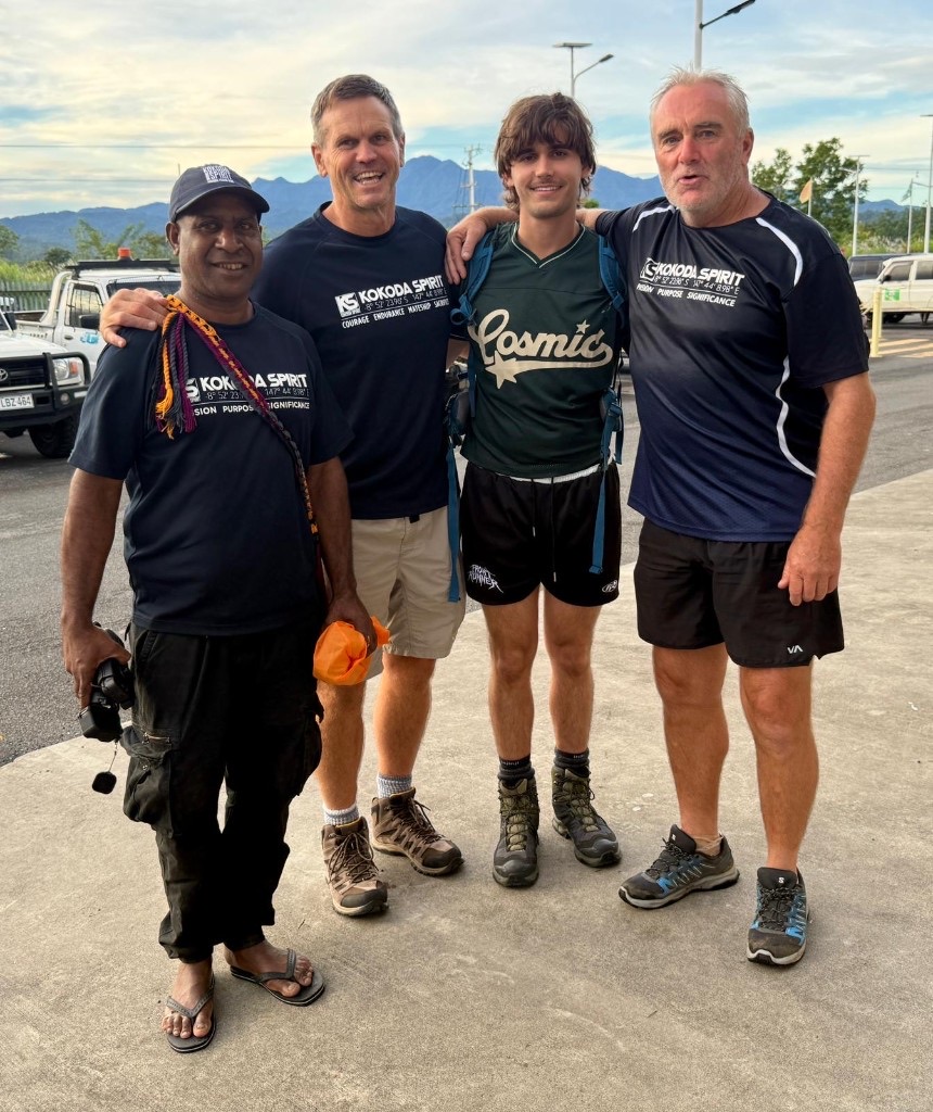 Forge Team guides and athletes before a trek
