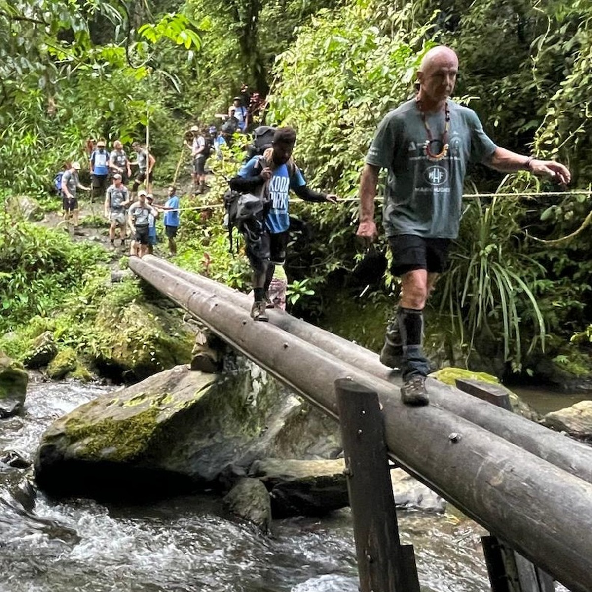 High-performance sporting team environment on Kokoda