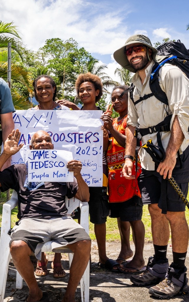 Community welcome along the Kokoda Track