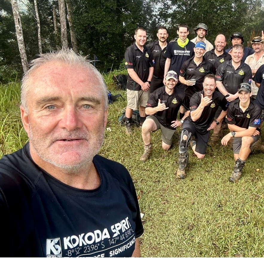 Team selfie on the Kokoda Track
