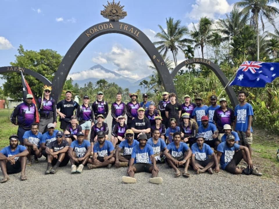 Forge Command group at the Kokoda Trail