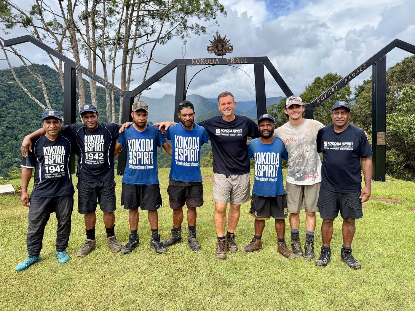 Forge Executive group on the Kokoda Trail